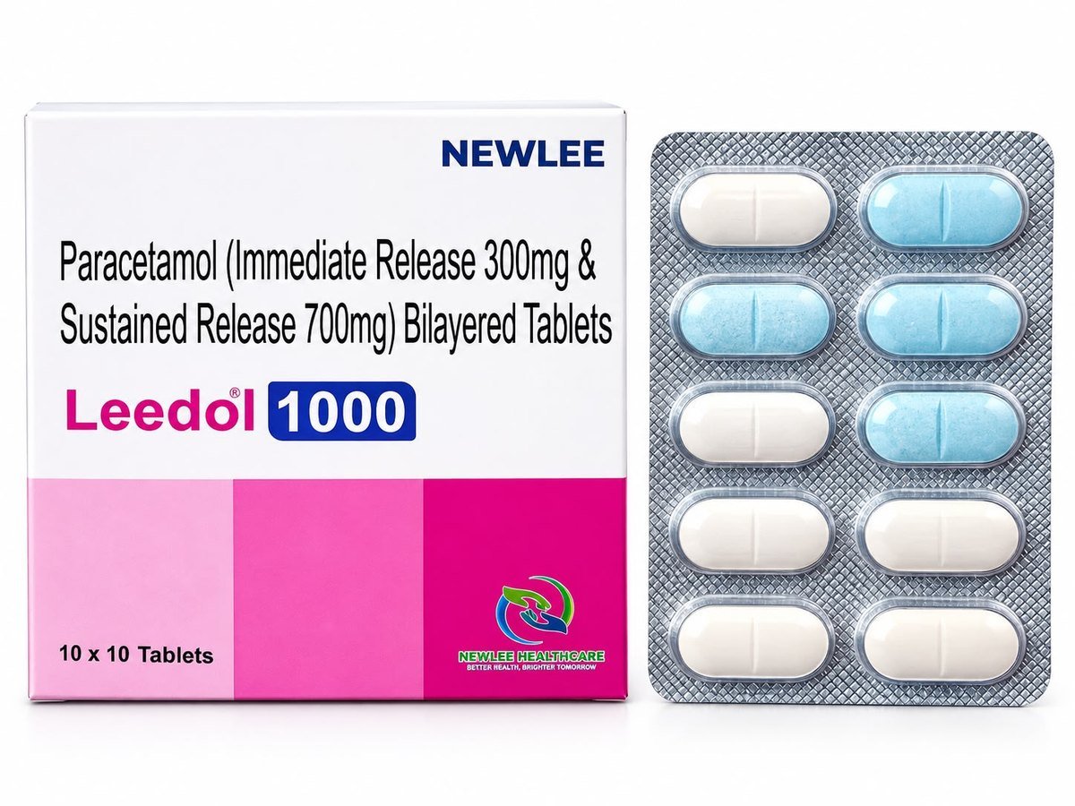 Leedol 1000 — Paracetamol Bilayered Tablets